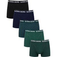 Bjorn Borg Boxers Cotton Stretch 5-Pack Green Dark Green size M