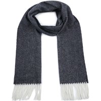 Profuomo Scarf Lambswool Navy Blue Dark Blue