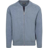 CASAMODA Pullover Zip Indigo Dark Blue Blue size 4XL