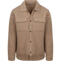 Suitable Overshirt Wool Blend Beige size XXL