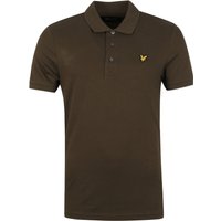 Lyle and Scott Polo Olive Dark Green size L