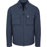 Fred Perry Overshirt Pocket Ribstop Navy Dark Blue Blue size XL