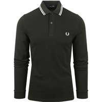 Fred Perry Longsleeve Polo Dark T50 Dark Green Green size XL