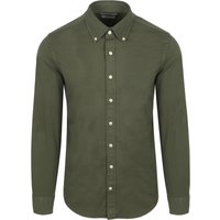 King Essentials The Tommy Shirt Olive Green Dark Green size S
