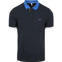 Sun68 Polo Shirt Color Way Navy Blue Dark Blue size L