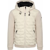 No Excess Jacket Short Fit Sealed Hooded Off-White White Beige size L