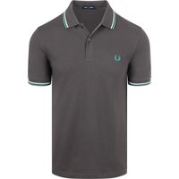 Fred Perry Polo Twin Tipped M3600 85B Dark Grey Grey size M