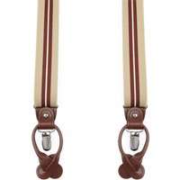 Suitable Luxe Suspenders Stripe Beige