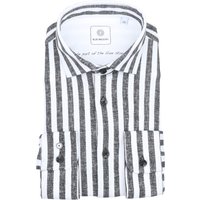 Blue Industry Shirt Stripe Grey Dark Grey size 38