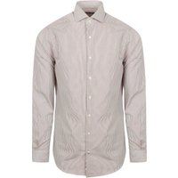 Steppin' Out Shirt Stripe Brown size 3XL
