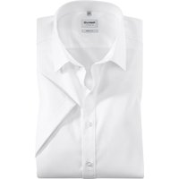 OLYMP Level 5 Body Fit Short Sleeve Shirt White size 44