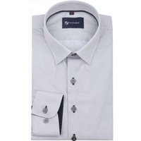 Suitable Shirt Print Sand Navy Blue White size 39