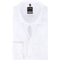 OLYMP Luxor Modern Fit Shirt Plain White size 44