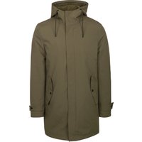 Suitable Jack Hood Tech Olive Dark Green Green size XL