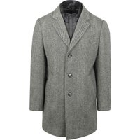 Suitable Coat Wool Pepita Pepper Grey size 46