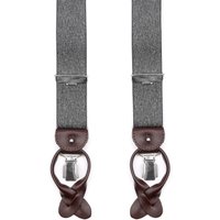 Profuomo Suspenders Anthracite Melange Dark Grey Grey