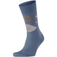 Burlington Manchester Socks Checkered 6274 Blue size 40-46
