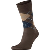 Burlington Manchester Socks Checkered 5043 Brown size 40-46