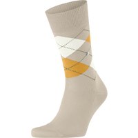 Burlington Manchester Socks Checkered Ecru 4850 Beige size 40-46