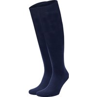 Suitable Knee-High Socks Navy Blue Dark Blue size 39-42