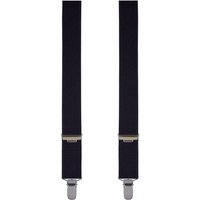 Profuomo Suspenders Solid Dark Blue Dark Blue