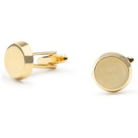 Cufflinks Round Gold