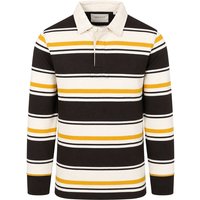 Gant Rugger Polo Multi Striped Braun-Gelb - Größe L