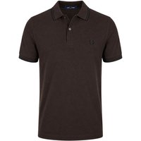 Fred Perry Poloshirt Tipped M3600 Braun 86C - Größe XL