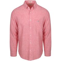 Gant Hemd Cotton Leinen Rosa - Größe M