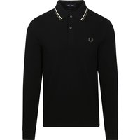 Polo mit langen Ärmeln und doppeltem Streifen Fred Perry