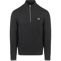 Fred Perry Half Zip Pullover Schwarz - Größe S