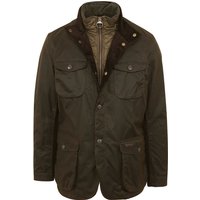 Barbour Wachsjacke Ogston Olive - Größe M