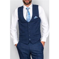 Click to view product details and reviews for Marc Darcy Edinson Slim Fit Navy Blue Sky Check Waistcoat. Click to view product details and reviews for Marc Darcy Edinson Slim Fit Navy Blue Sky Check Waistcoat.