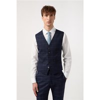 Click to view product details and reviews for Antique Rogue Slim Fit Blue Windowpane Check Waistcoat. Click to view product details and reviews for Antique Rogue Slim Fit Blue Windowpane Check Waistcoat.