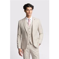 Ted Baker Slim Fit Turner Stone Sharkskin Men's Suit Jacket