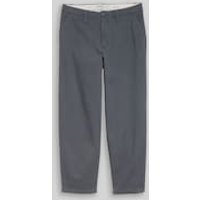 TOM TAILOR DENIM Herren TTLOOSE Chino Hose aus Baumwolle, grau, Uni, Gr. XL