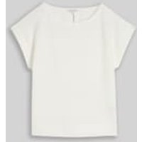 Strukturiertes Boots-Nacken-T-Shirt Damen Tom Tailor