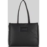 TOM TAILOR Damen TTPATTI L Shopper, schwarz, Uni, Gr. ONESIZE