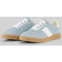 TOM TAILOR Damen Sneaker in Jeans-Optik, blau, Uni, Gr. 36