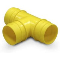 T-formet PVC fordelerrør med udvendigt gevind til 38 mm slanger (1 stk. pakke)