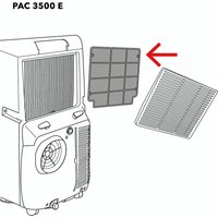 PAC 3500 E Luftfilter bagside øverst