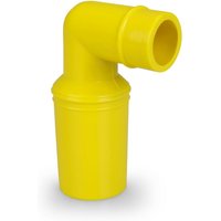 VQuick air inlet angled rubber connector for 38 mm hose
