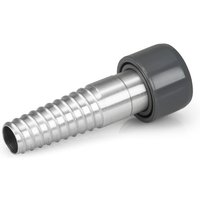 Aluminium inserter for 38 mm hose