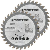 Circular saw blade set 3 TCT Ø 89 mm, 2 parts