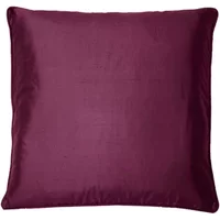 Wallpaperdirect Enjoy 34% Discount on the Kandola Silk Cushion in Aubergine Shade
