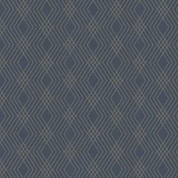 Fine Decor FD42605 Shard Trellis Wallpaper, Navy Gold