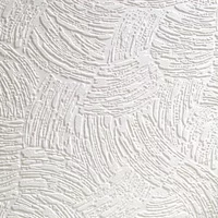 Anaglypta White Paintable Surf Wave Stripes Wallpaper Vinyl Textured Washable, White