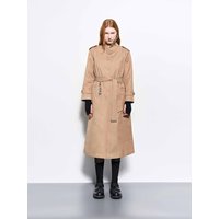 Throatroat Latch Trench Coat _ Beige