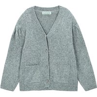 Metallic Blended Cardigan (Silver)