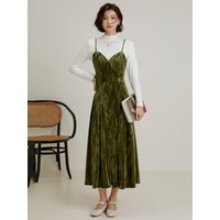 Velvet Tube Top Dress